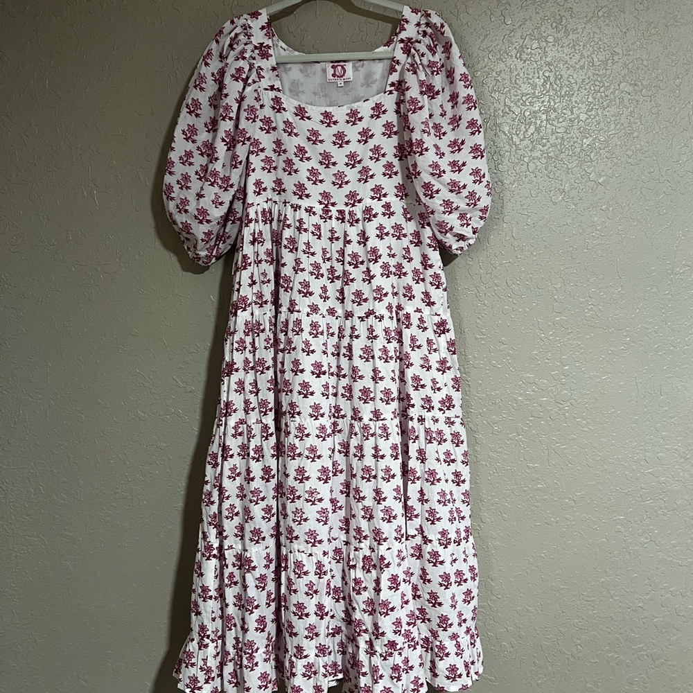 Victoria Dunn Floral Maxi Dress Size Small